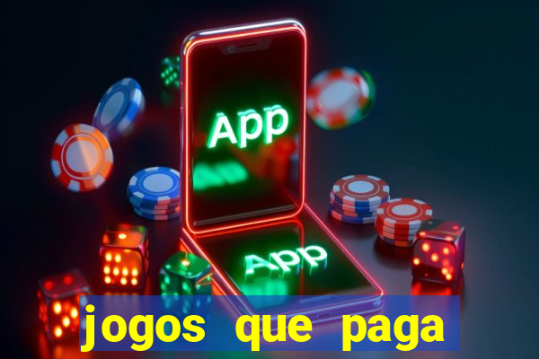 jogos que paga dinheiro de verdade no pix